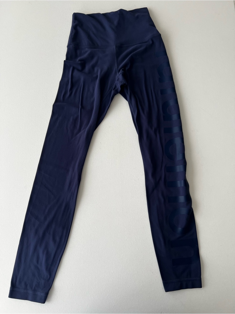 lululemon athletica Navy High-Rise Logo Leggings